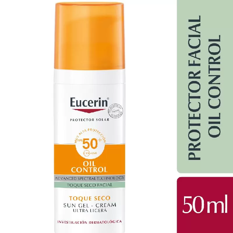 Eucerin Sun Fc Toque Seco Oil Control FPS 50+ 50ml